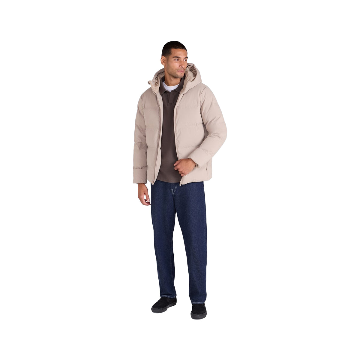 Beige - Lifestyle - Animal Mens Tech Down Jacket