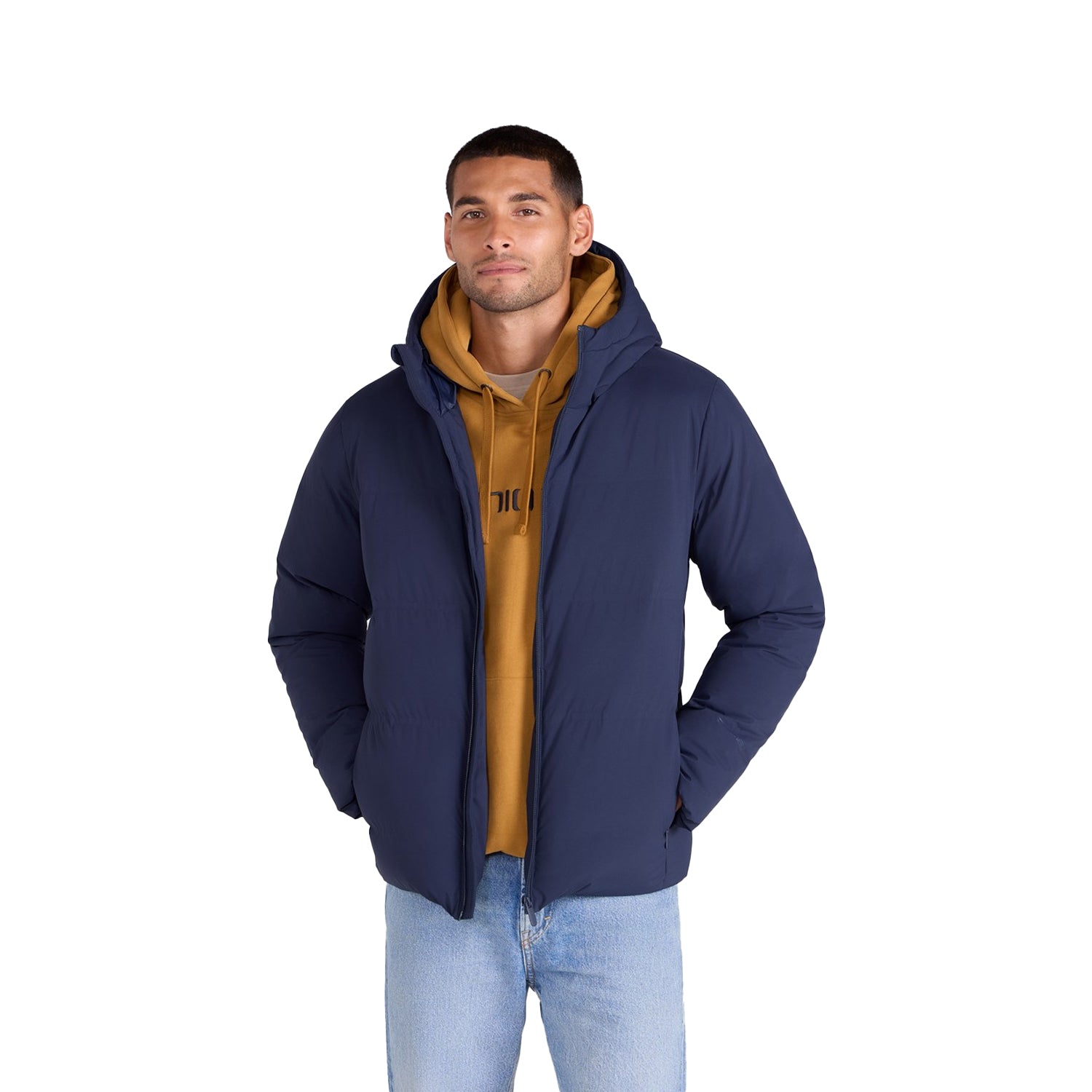 Navy - Lifestyle - Animal Mens Tech Down Jacket