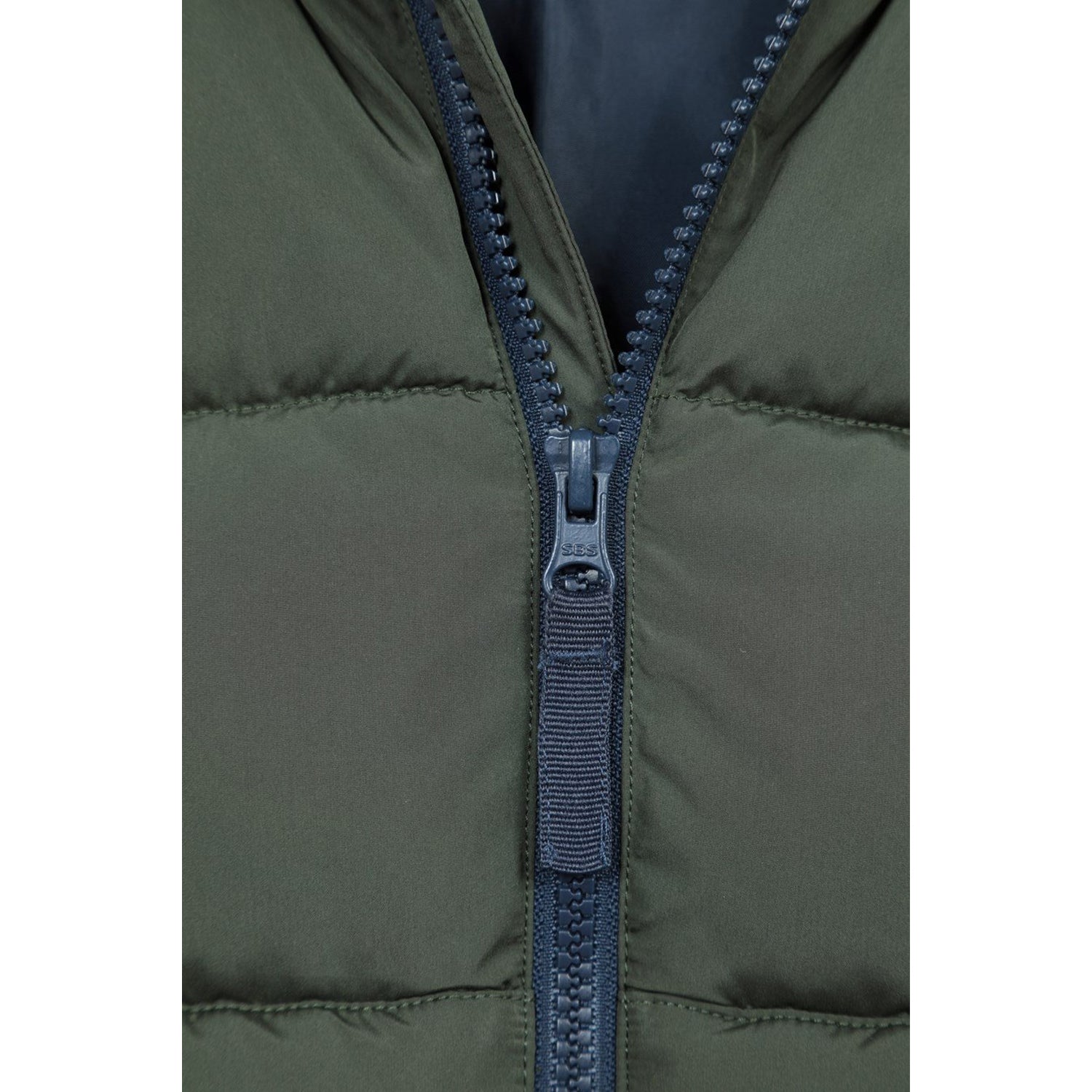 Khaki Green - Side - Mountain Warehouse Childrens-Kids Hawthorne Water Resistant Padded Jacket