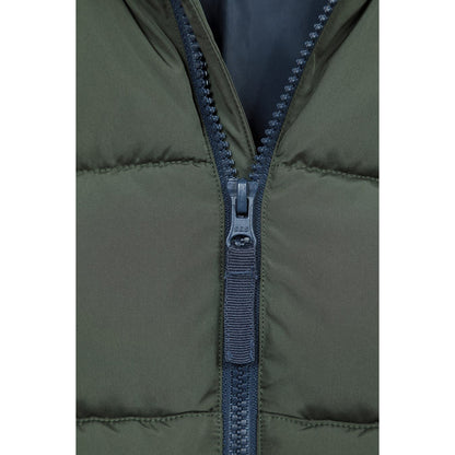 Khaki Green - Side - Mountain Warehouse Childrens-Kids Hawthorne Water Resistant Padded Jacket