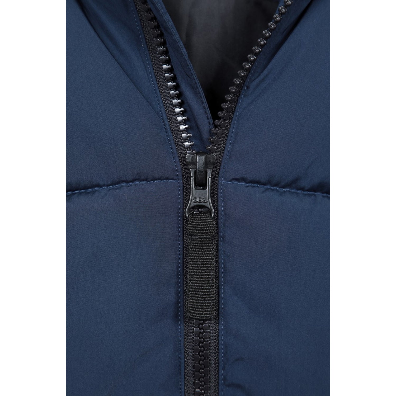 Navy - Side - Mountain Warehouse Childrens-Kids Hawthorne Water Resistant Padded Jacket