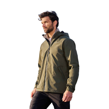 Dark Khaki - Lifestyle - Mountain Warehouse Mens Canyon Waterproof Jacket