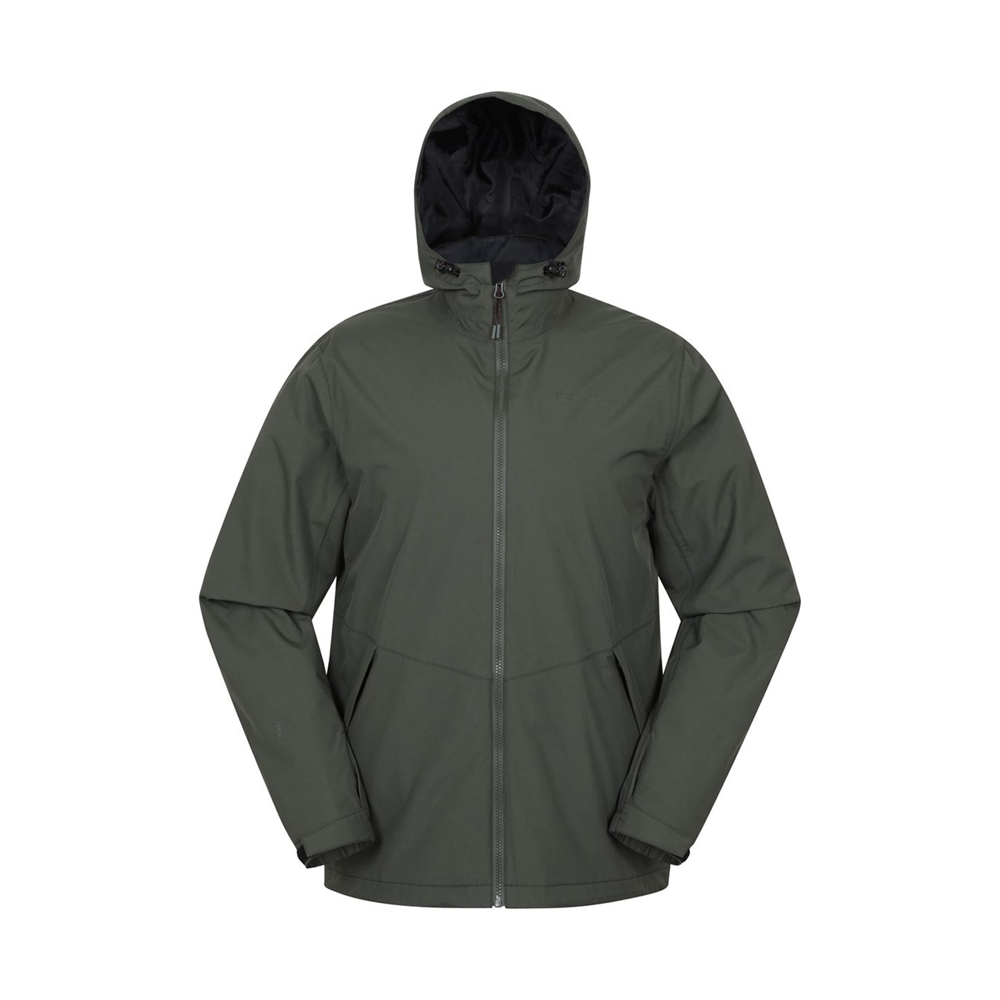 Dark Khaki - Front - Mountain Warehouse Mens Canyon Waterproof Jacket