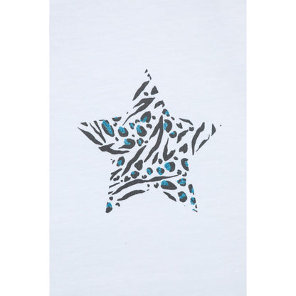 Light Beige - Lifestyle - Mountain Warehouse Childrens-Kids Leopard Star Long-Sleeved T-Shirt