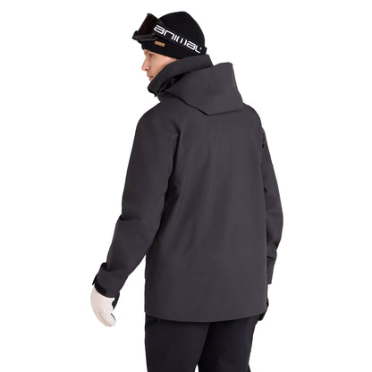 Black - Back - Animal Mens Vortex 3 Layer Ski Jacket