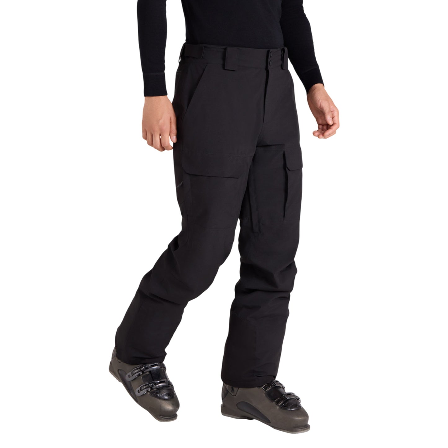 Black - Lifestyle - Mountain Warehouse Mens Ariel Waterproof Cargo Pocket Ski Trousers