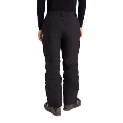 Black - Pack Shot - Mountain Warehouse Mens Ariel Waterproof Cargo Pocket Ski Trousers