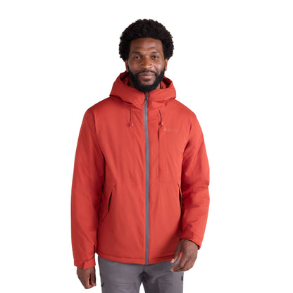 Rust - Pack Shot - Mountain Warehouse Mens Heard Padded Waterproof Jacket