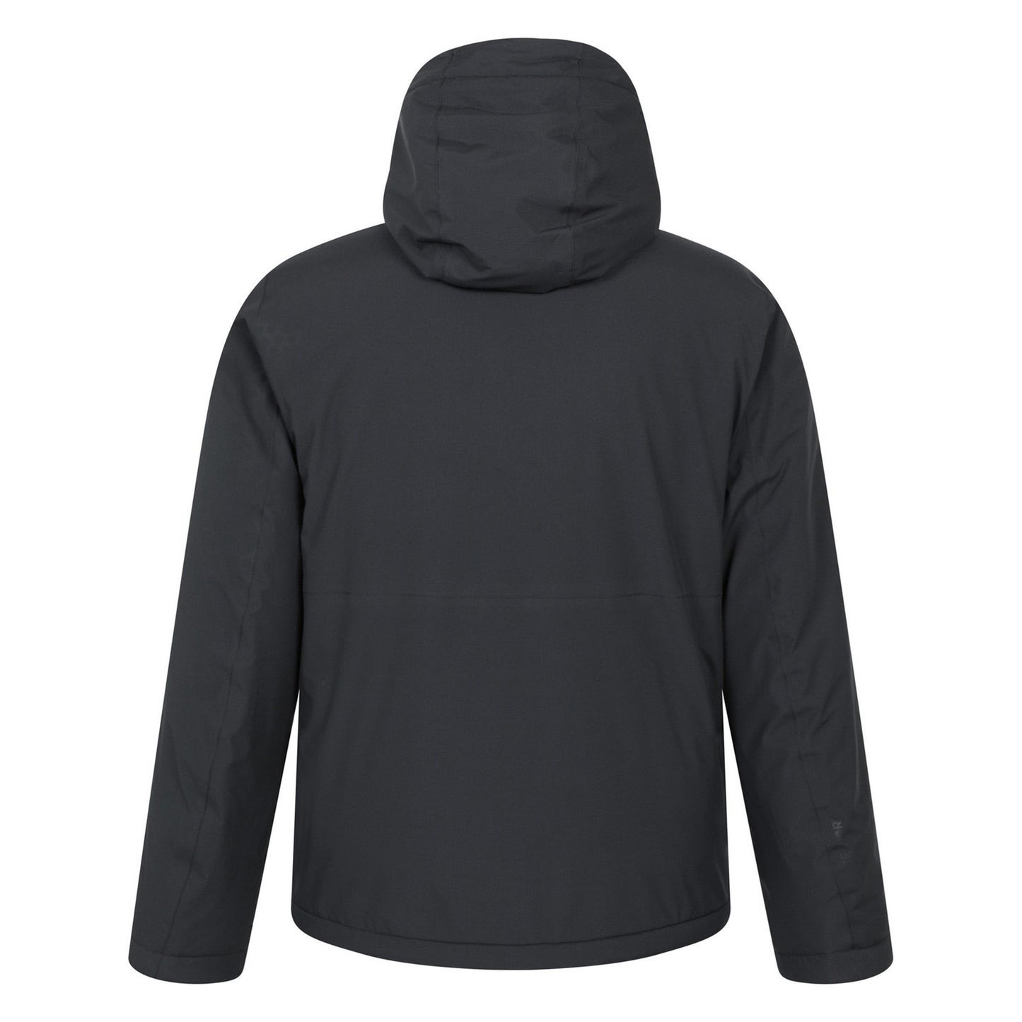 Black - Back - Mountain Warehouse Mens Heard Padded Waterproof Jacket