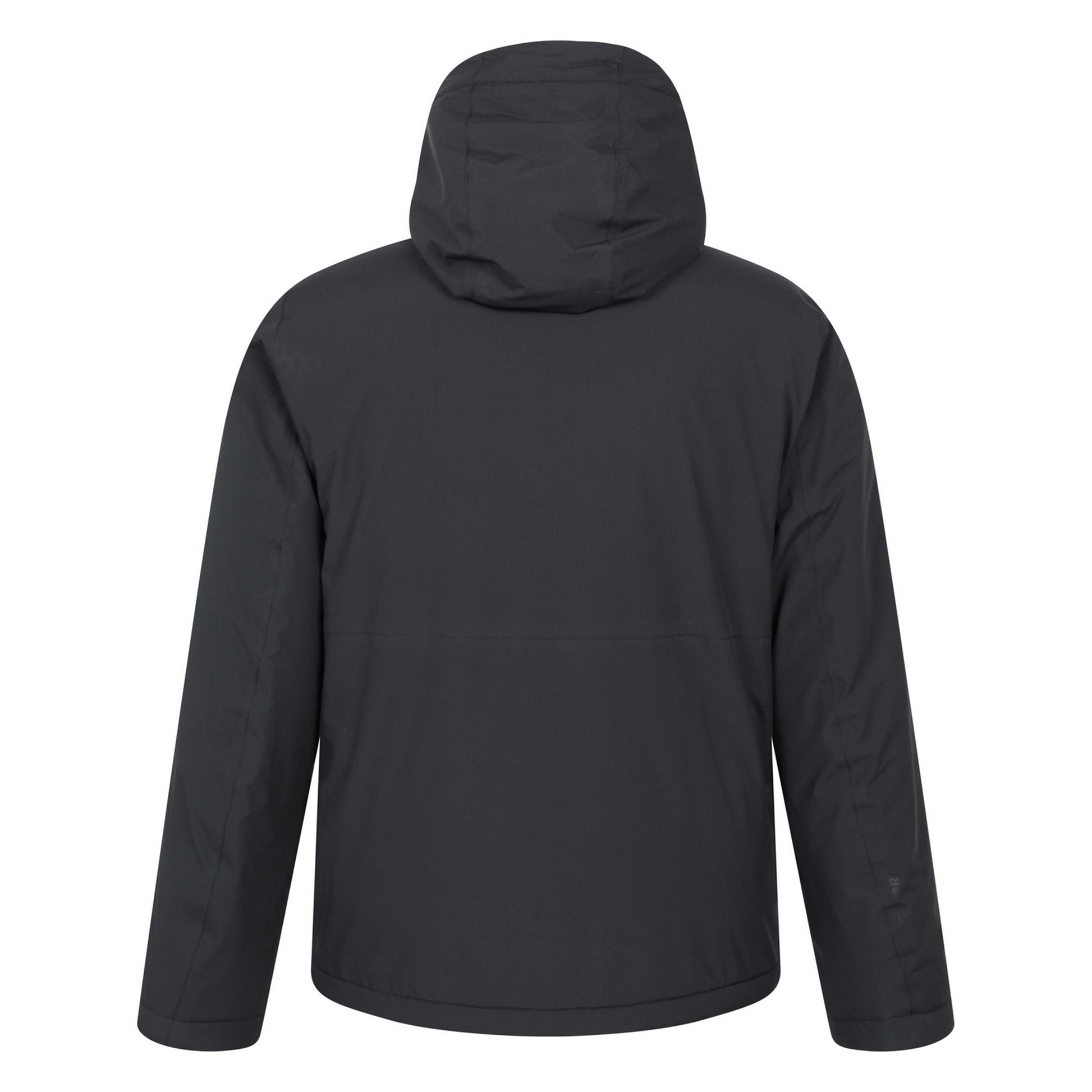 Black - Back - Mountain Warehouse Mens Heard Padded Waterproof Jacket