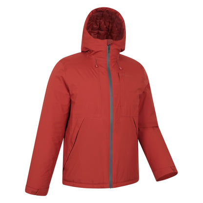 Rust - Side - Mountain Warehouse Mens Heard Padded Waterproof Jacket