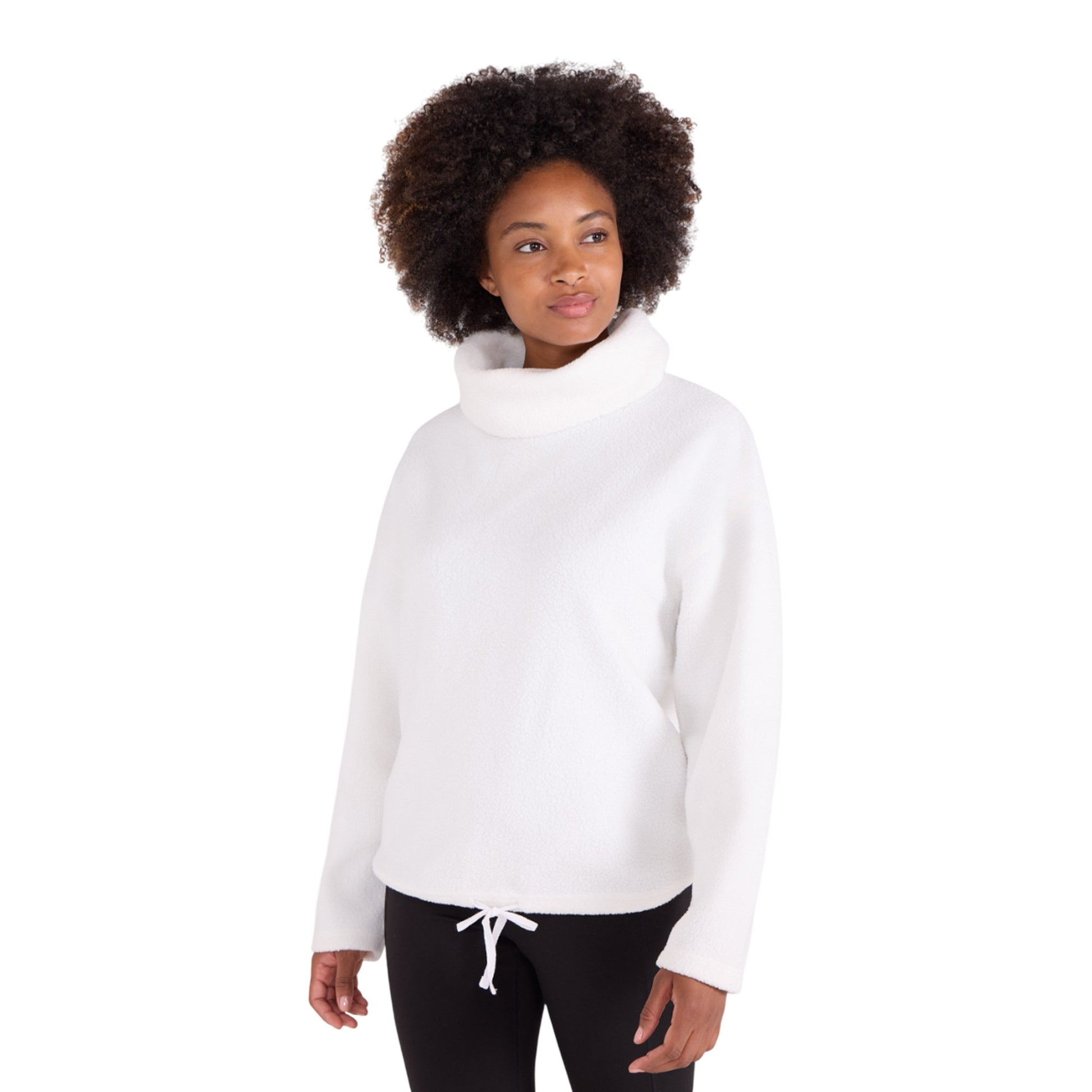 Beige - Pack Shot - Mountain Warehouse Womens-Ladies Rydal Fleece Top