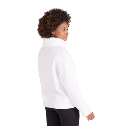 Beige - Close up - Mountain Warehouse Womens-Ladies Rydal Fleece Top