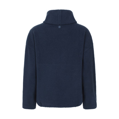 Navy - Back - Mountain Warehouse Womens-Ladies Rydal Fleece Top