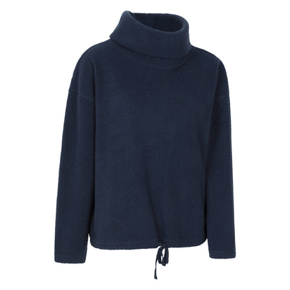 Navy - Side - Mountain Warehouse Womens-Ladies Rydal Fleece Top