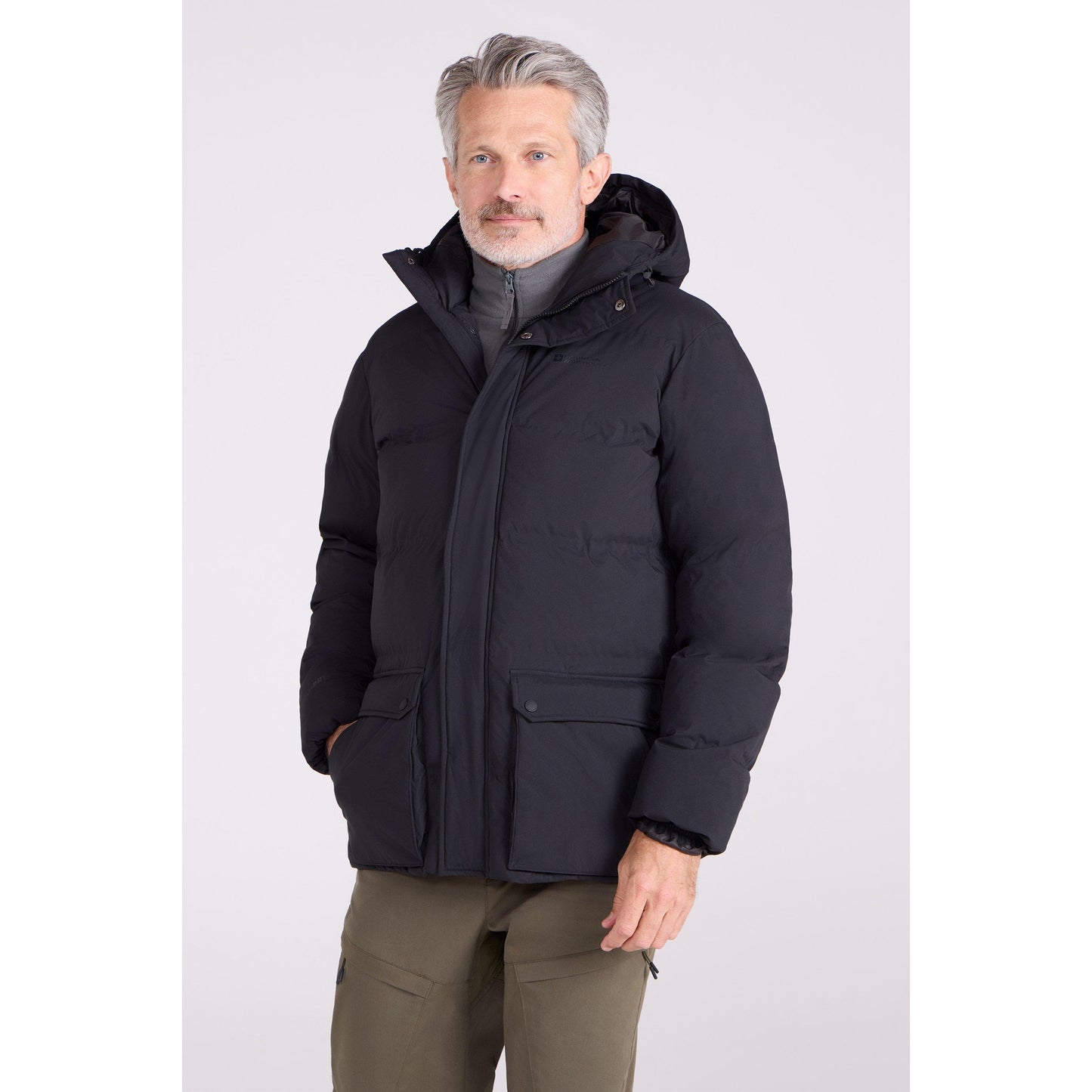 Black - Front - Mountain Warehouse Mens Heatseal  Sage Parka