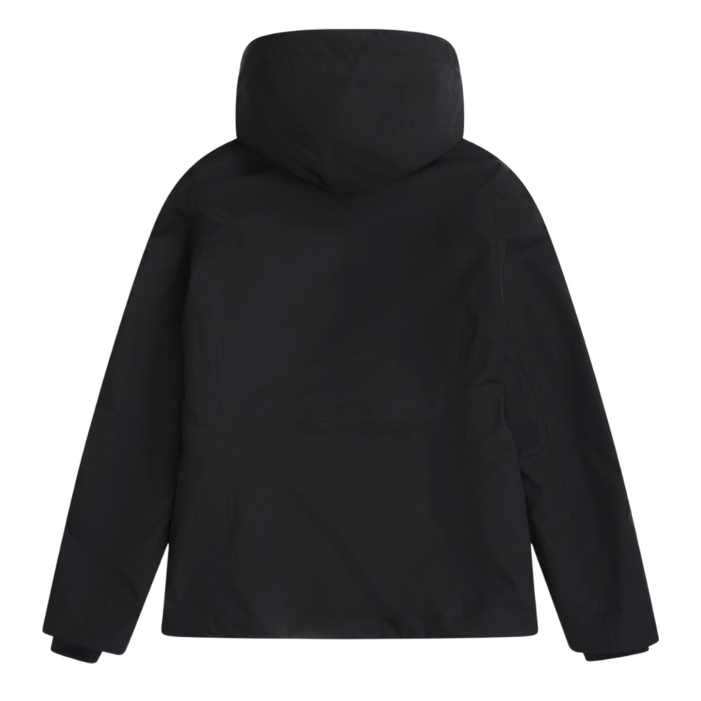 Black - Back - Animal Womens-Ladies Energy Baffled Stitching Ski Jacket