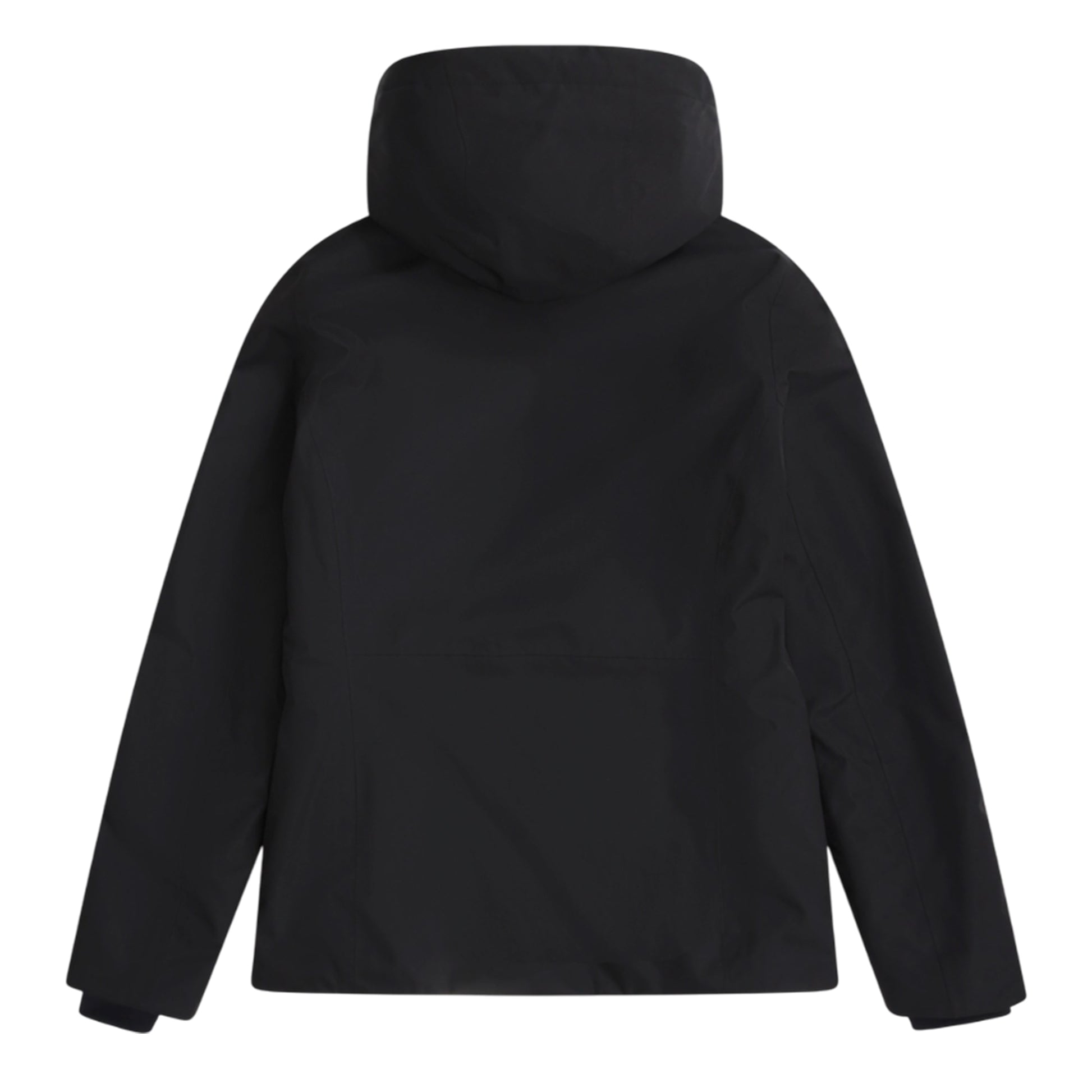 Black - Back - Animal Womens-Ladies Energy Baffled Stitching Ski Jacket