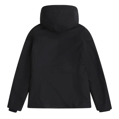 Black - Back - Animal Womens-Ladies Energy Baffled Stitching Ski Jacket