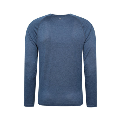 Dark Blue - Back - Mountain Warehouse Mens Pulse IsoCool Long-Sleeved T-Shirt