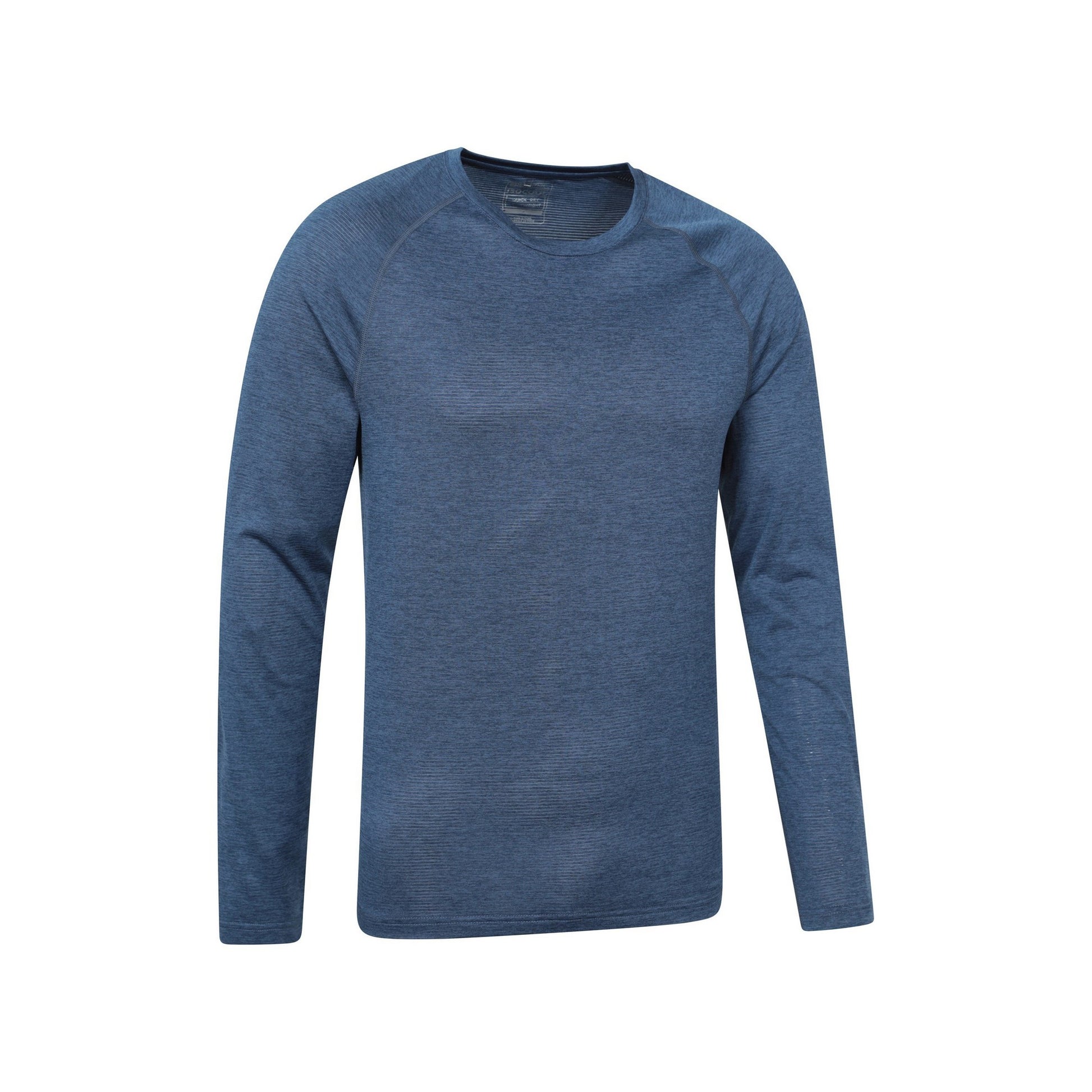 Dark Blue - Side - Mountain Warehouse Mens Pulse IsoCool Long-Sleeved T-Shirt