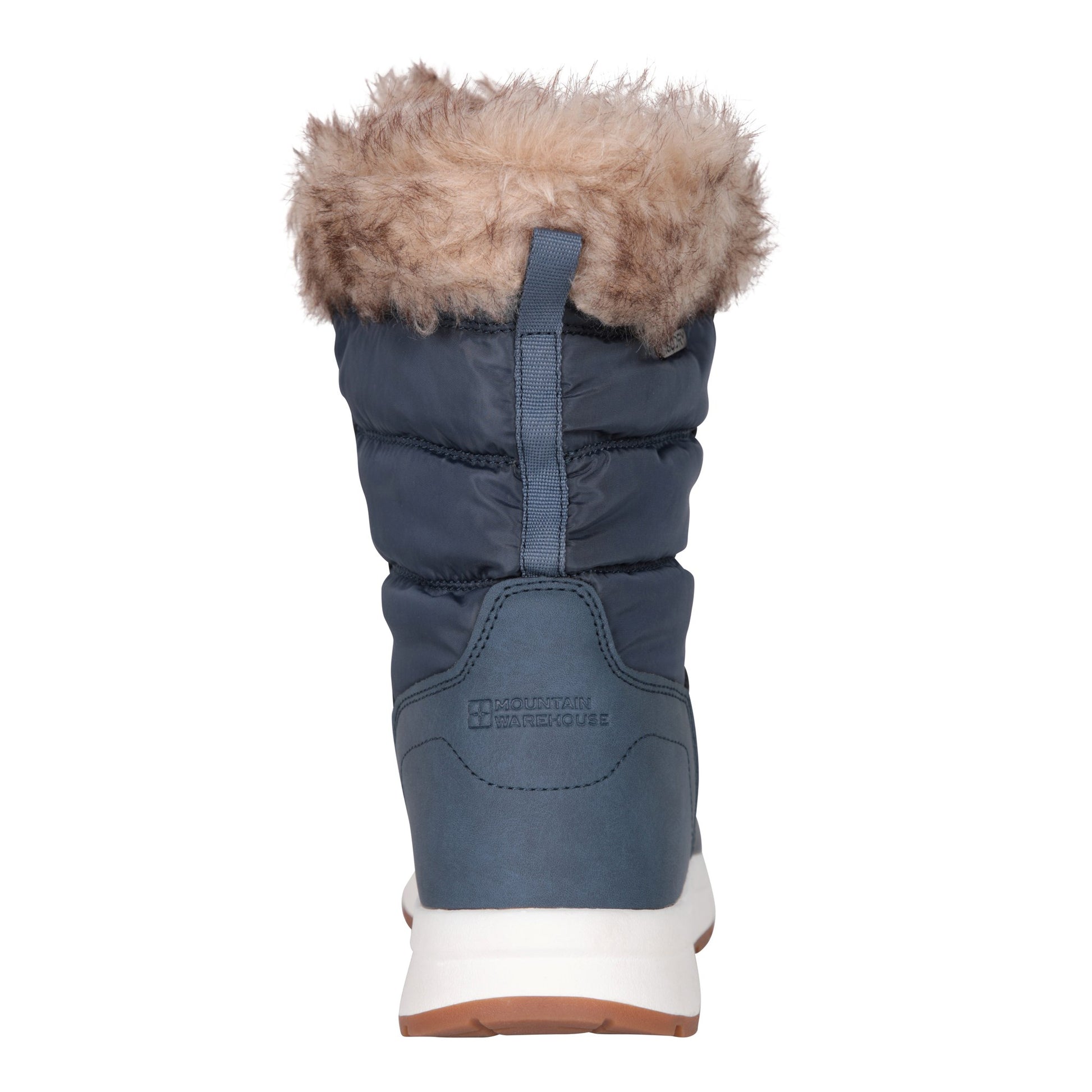 Navy - Back - Mountain Warehouse Womens-Ladies Canmore Waterproof Snow Boots
