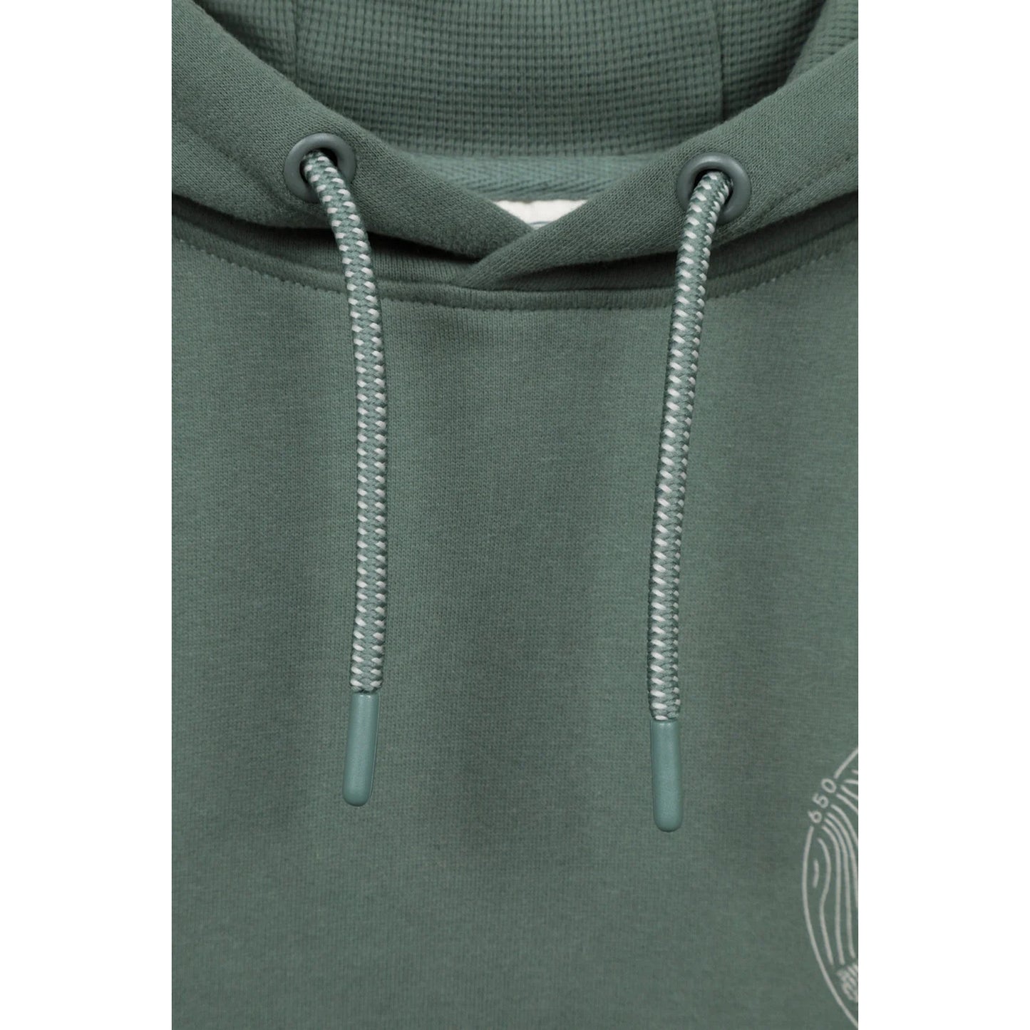 Khaki Green - Side - Mountain Warehouse Mens Graphic Overhead Hoodie
