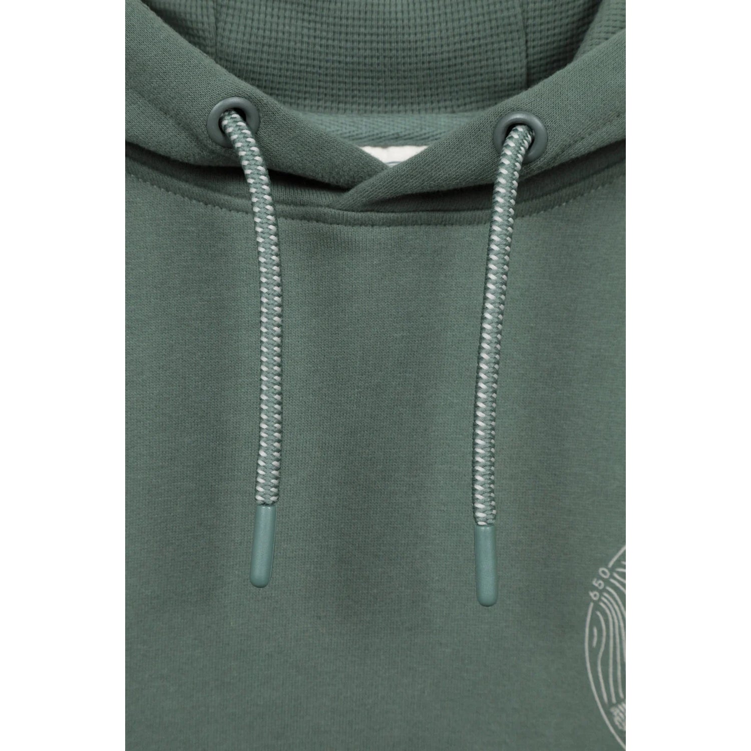 Khaki Green - Side - Mountain Warehouse Mens Graphic Overhead Hoodie