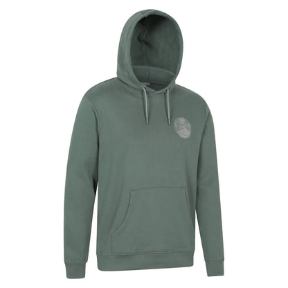Khaki Green - Lifestyle - Mountain Warehouse Mens Graphic Overhead Hoodie