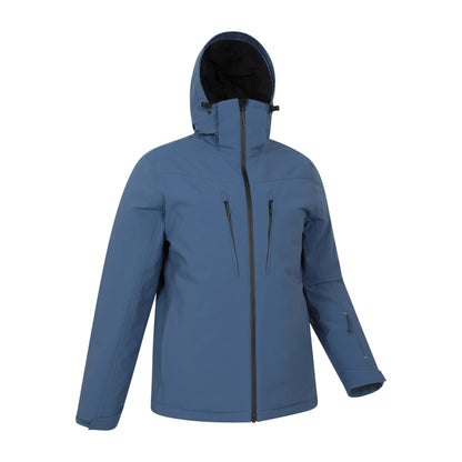 Blue - Side - Mountain Warehouse Mens Astro Ski Jacket