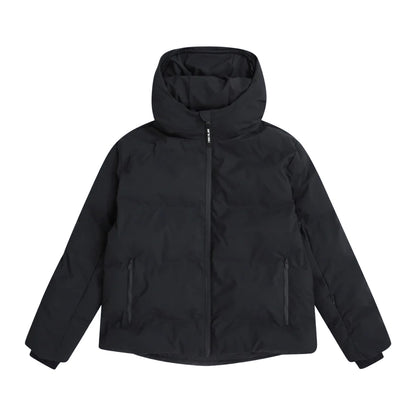 Black - Front - Animal Womens-Ladies Glacier Waterproof Heat Sealed Baffles Ski Jacket