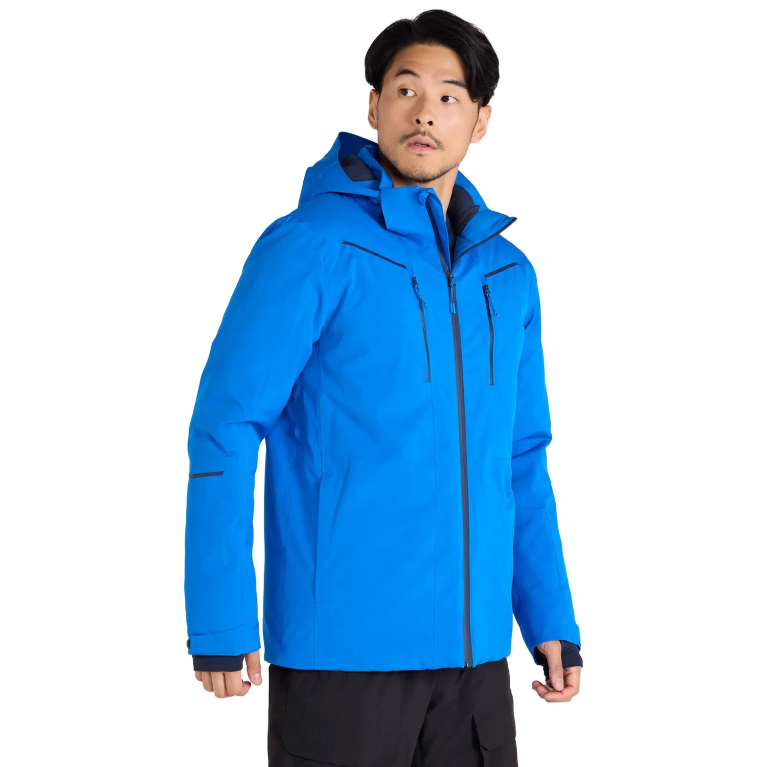 Blue - Pack Shot - Mountain Warehouse Mens Neptune Padded Waterproof Ski Jacket