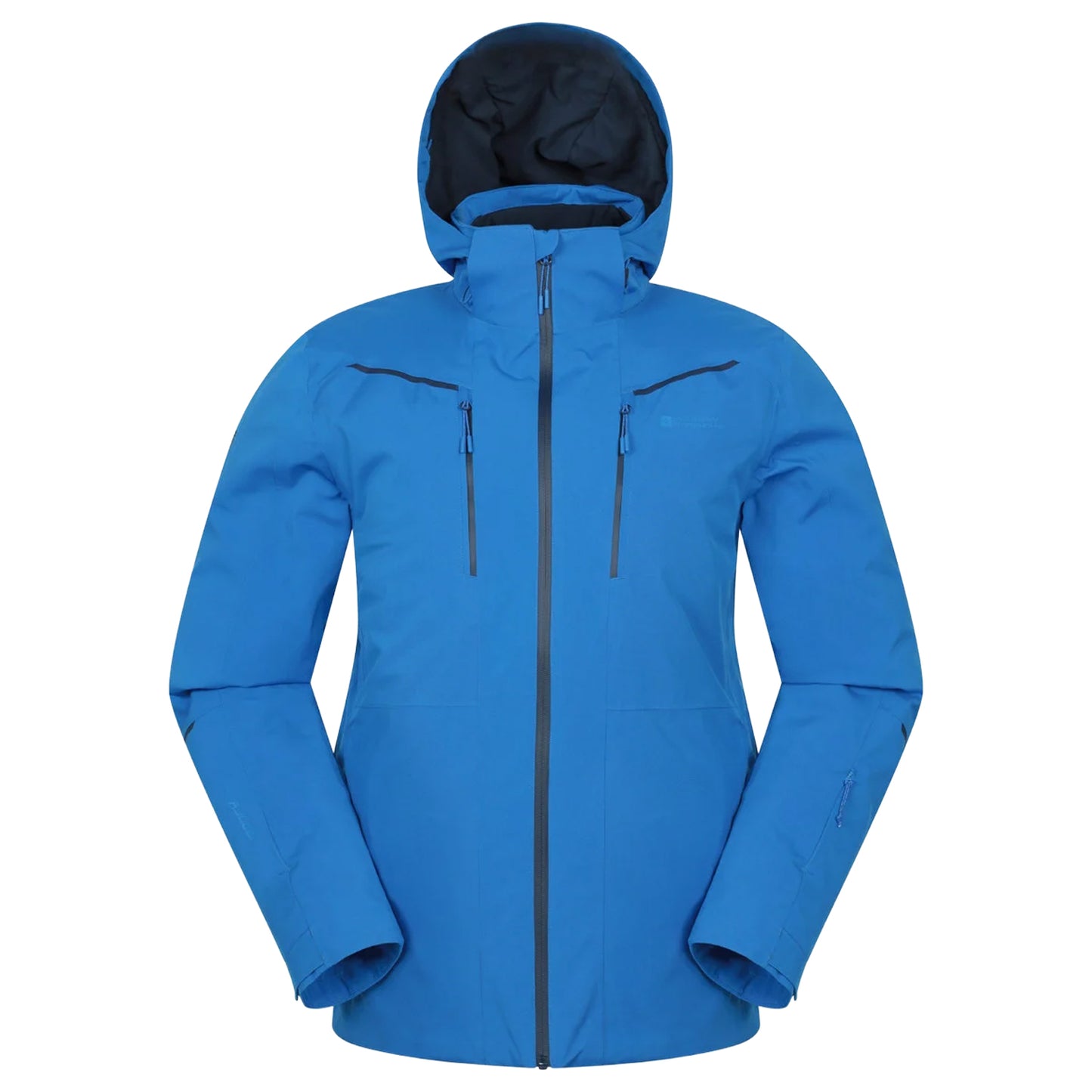 Blue - Front - Mountain Warehouse Mens Neptune Padded Waterproof Ski Jacket