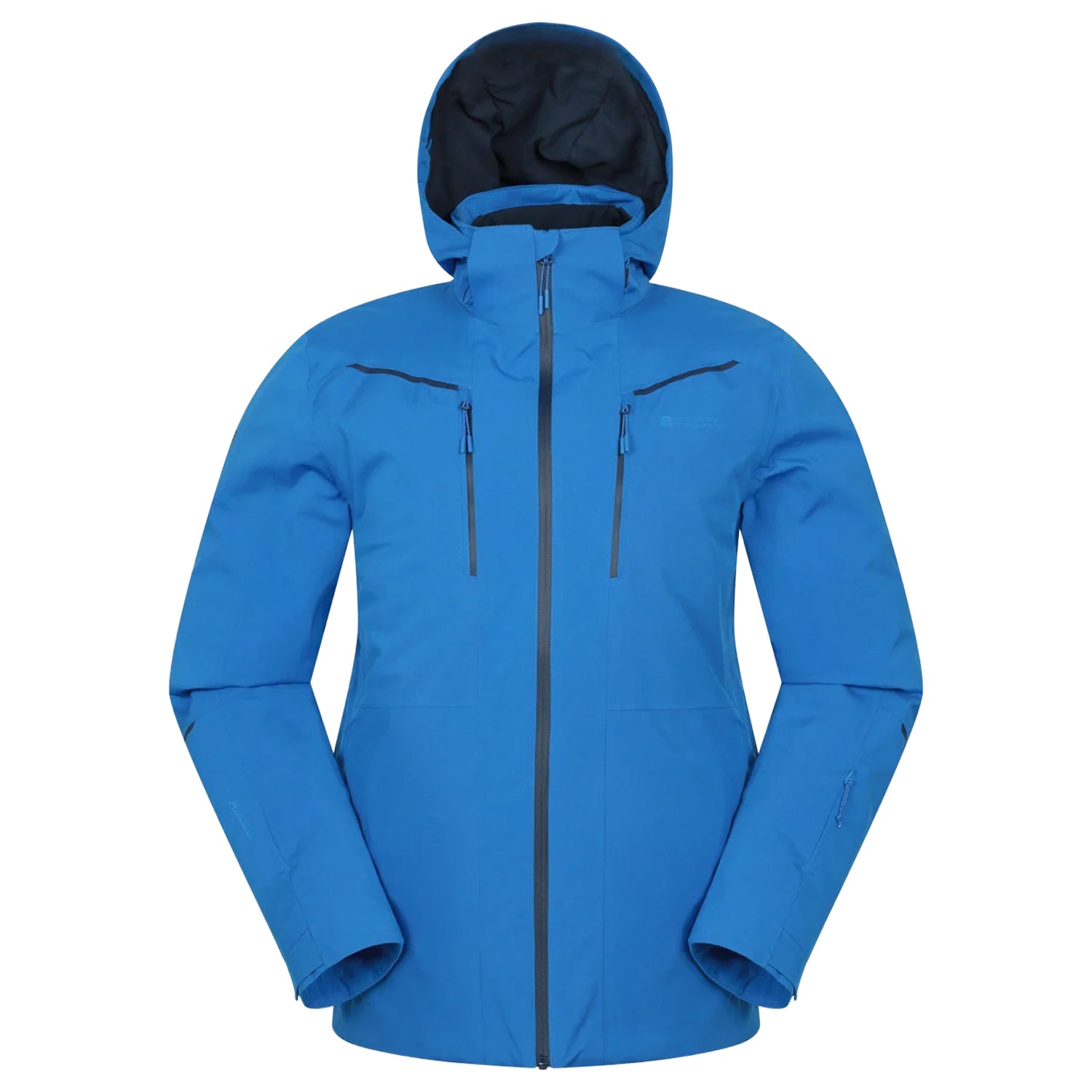 Blue - Front - Mountain Warehouse Mens Neptune Padded Waterproof Ski Jacket