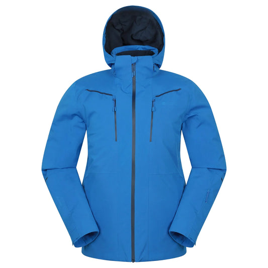 Blue - Front - Mountain Warehouse Mens Neptune Padded Waterproof Ski Jacket