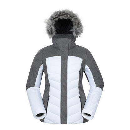 White - Back - Mountain Warehouse Womens-Ladies Padded Ski Jacket & Trousers Set