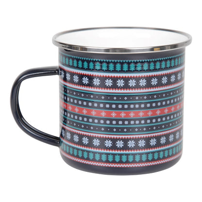 Navy - Side - Mountain Warehouse Unisex Adult Rising Sun Mug and Sock Set