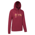 Burgundy - Side - Mountain Warehouse Womens-Ladies Ombre Hoodie