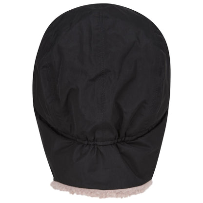 Black - Side - Mountain Warehouse Standard Waterproof Peaked Trapper Hat