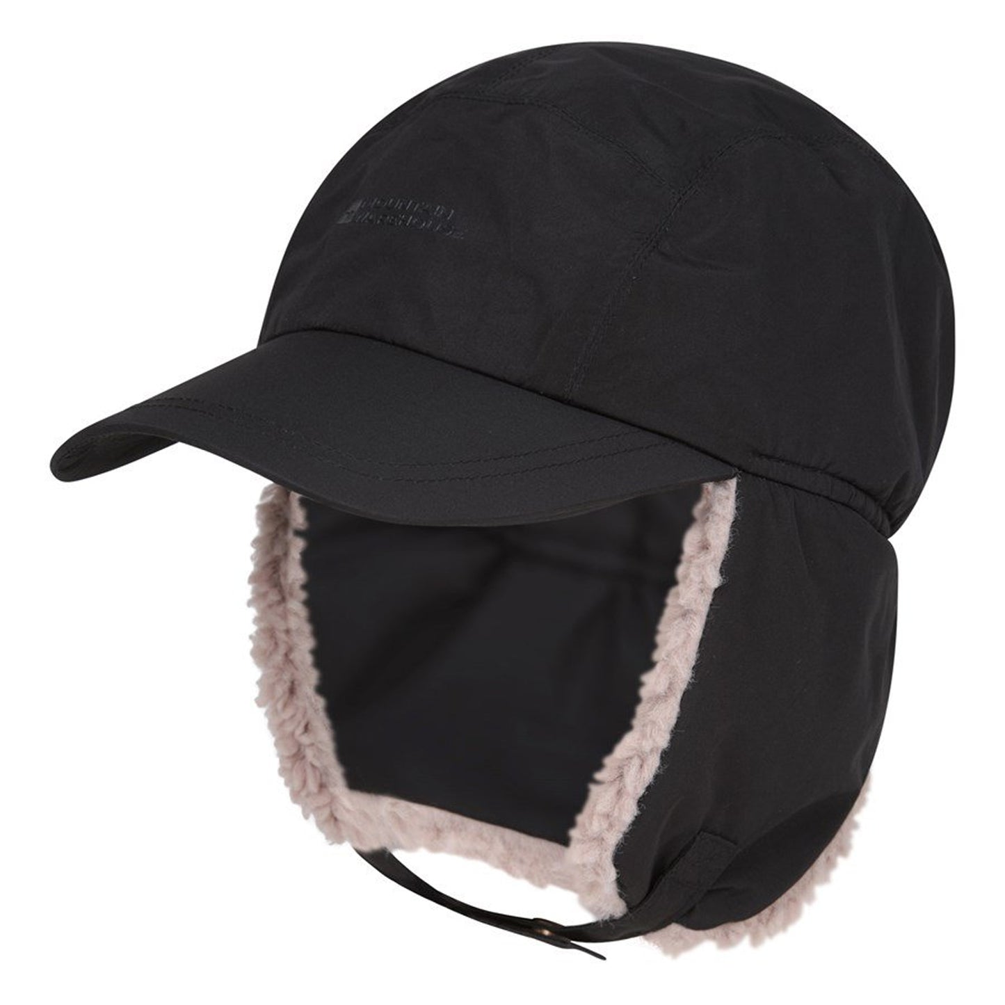 Black - Lifestyle - Mountain Warehouse Standard Waterproof Peaked Trapper Hat
