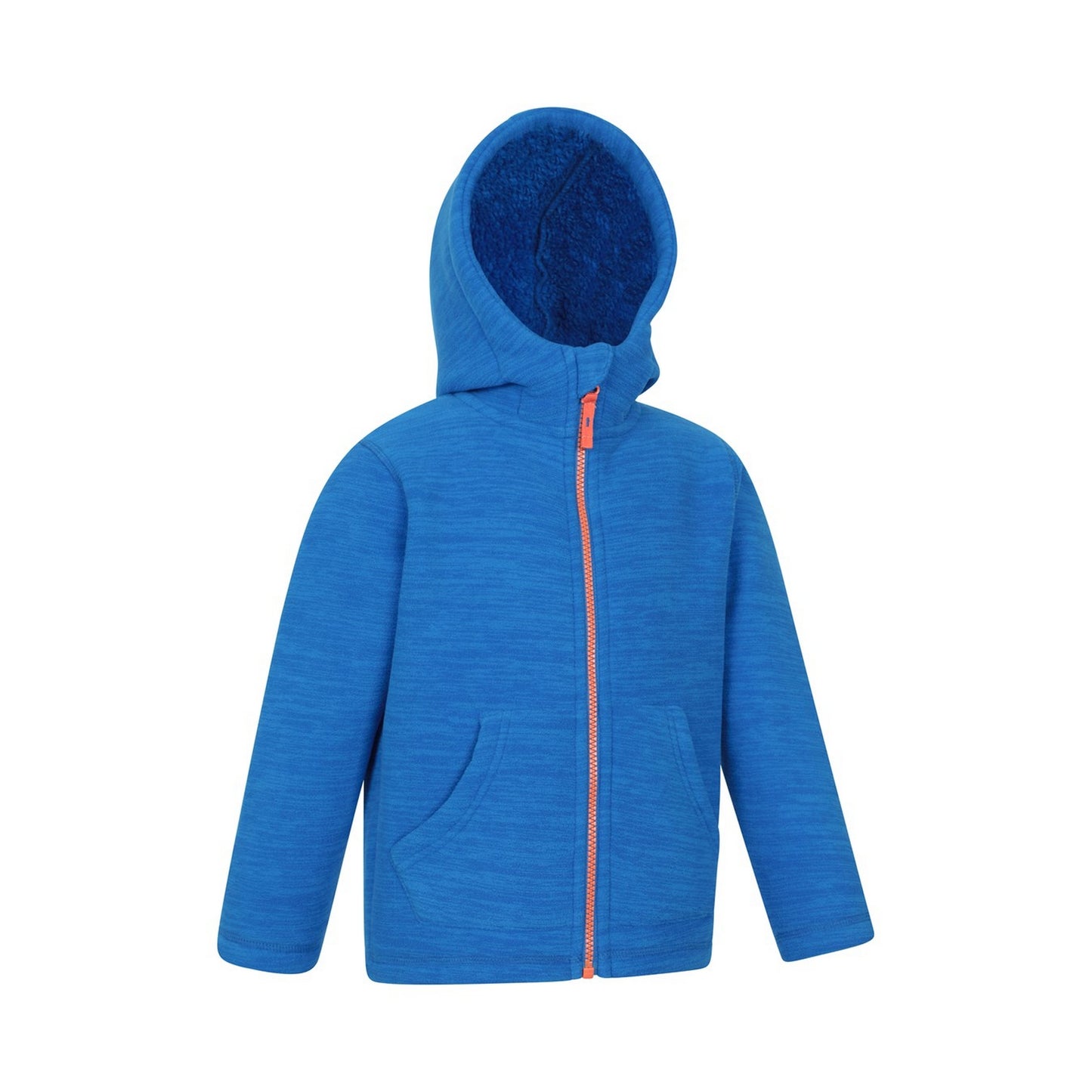 Blue - Lifestyle - Mountain Warehouse Childrens-Kids Snowdonia II Borg Lined Hoodie