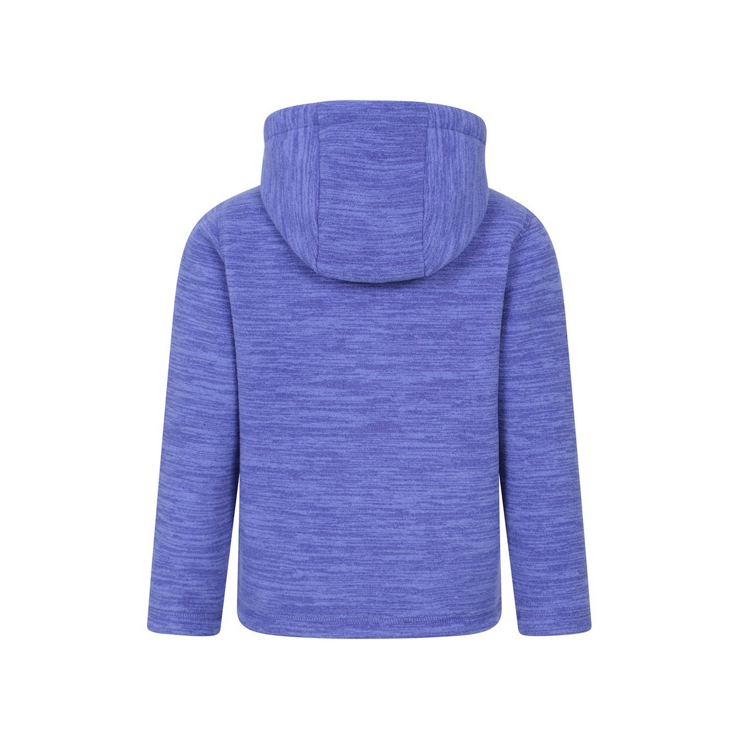 Purple - Back - Mountain Warehouse Childrens-Kids Snowdonia II Borg Lined Hoodie