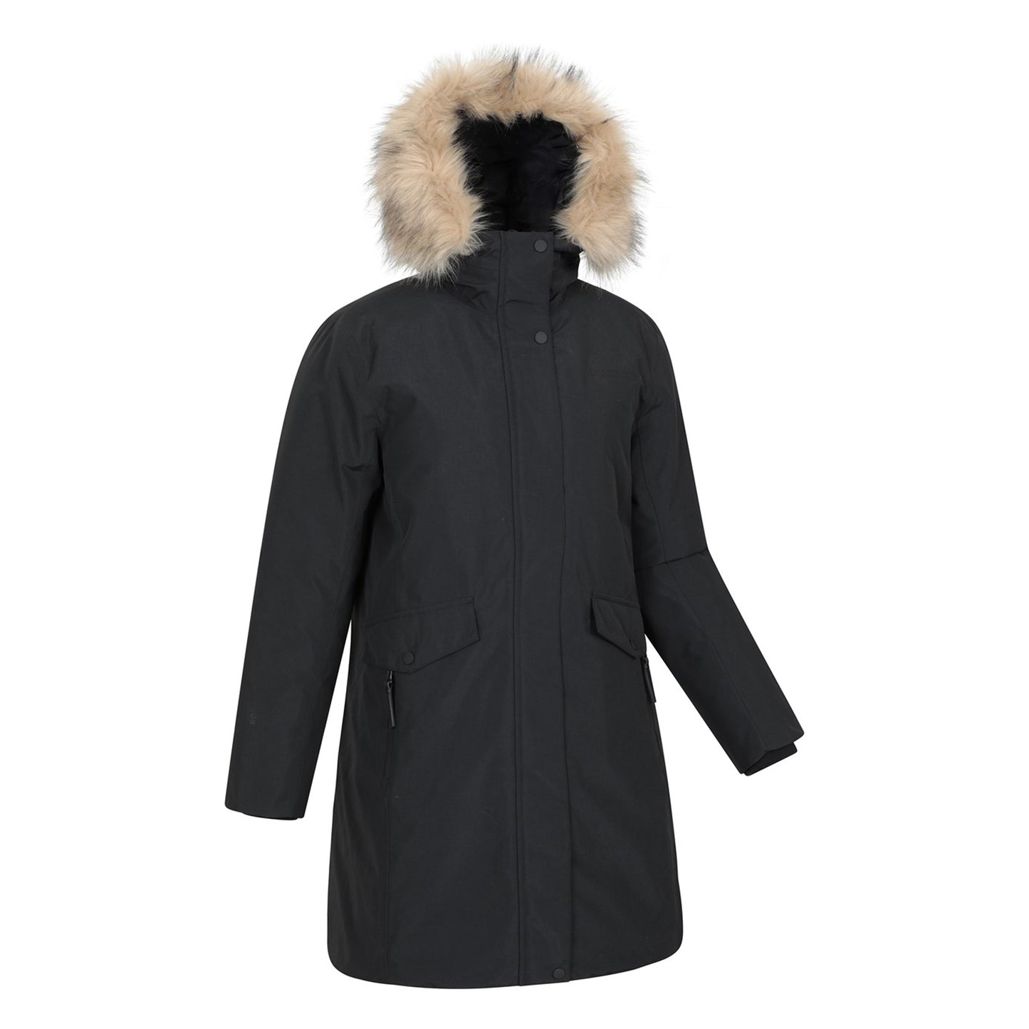 Black - Side - Mountain Warehouse Womens-Ladies Marlow Extreme Down Waterproof Parka