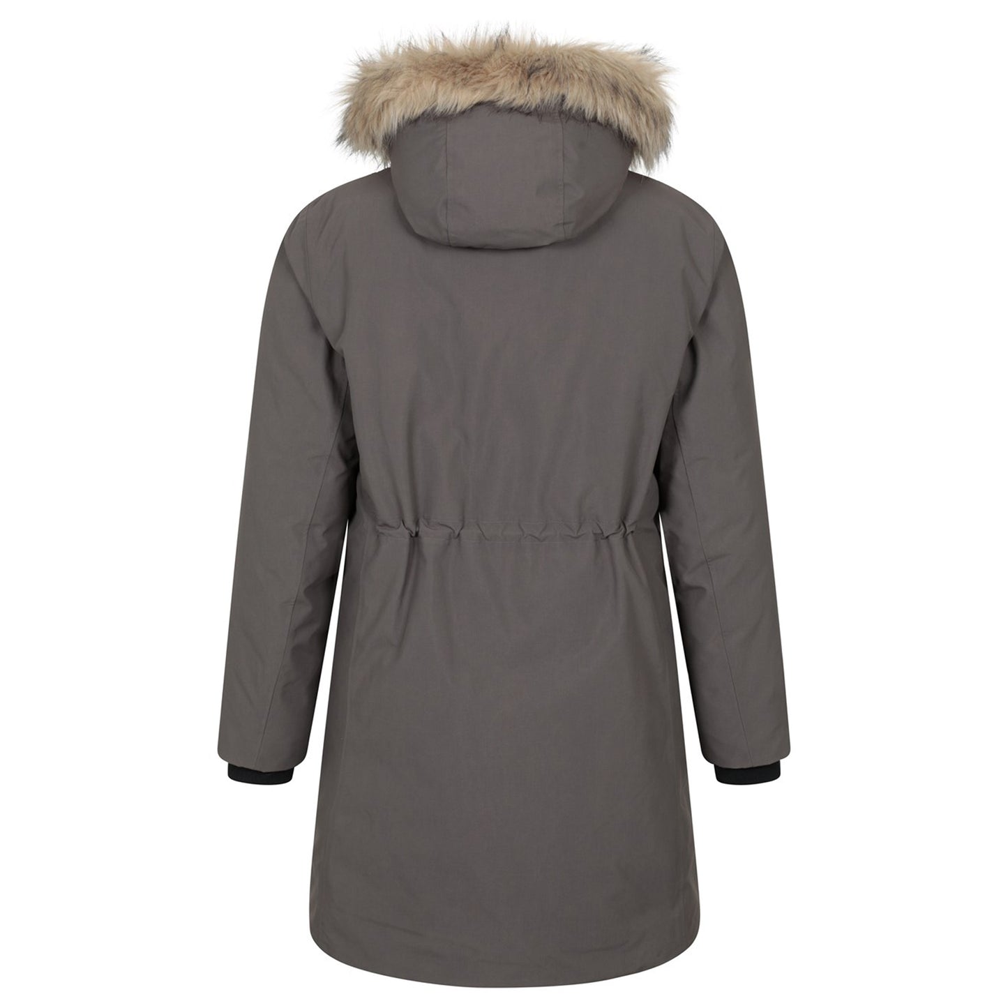 Grey - Back - Mountain Warehouse Womens-Ladies Marlow Extreme Down Waterproof Parka