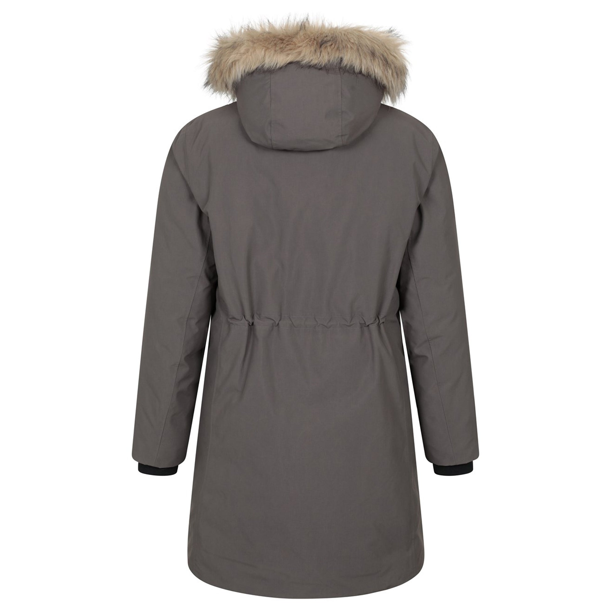 Grey - Back - Mountain Warehouse Womens-Ladies Marlow Extreme Down Waterproof Parka