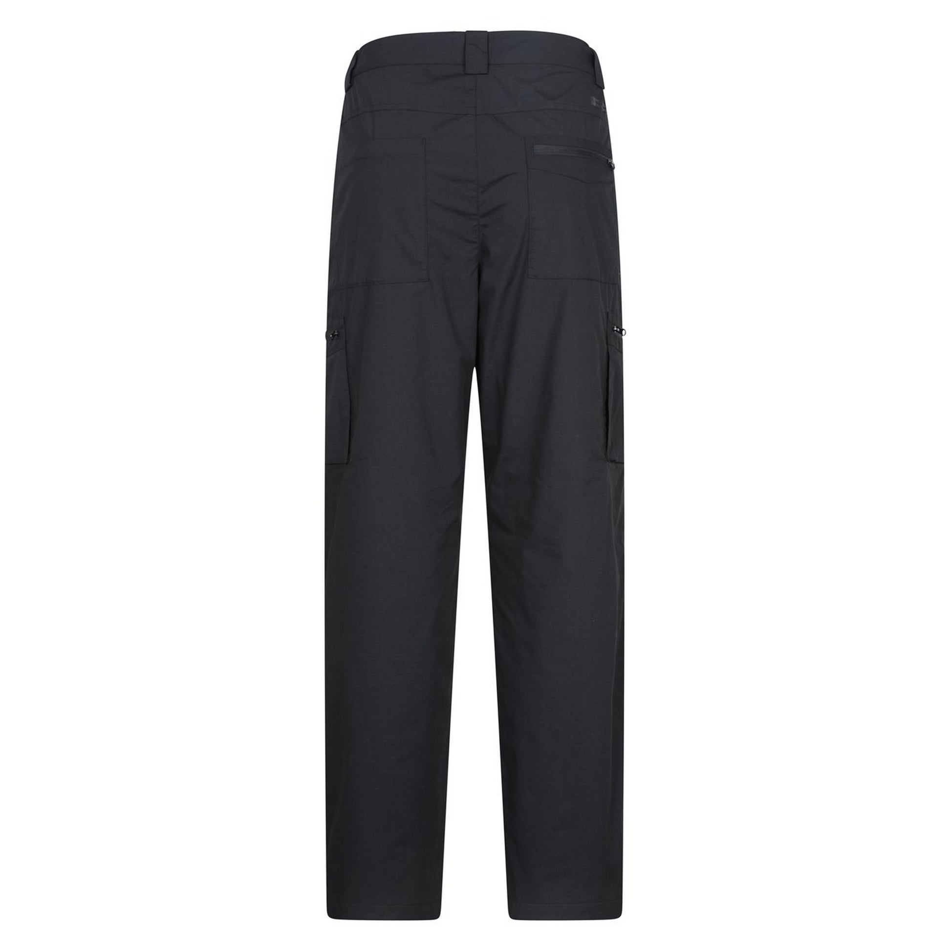 Black - Back - Mountain Warehouse Mens Delta Fleece Lined Regular Winter Trousers