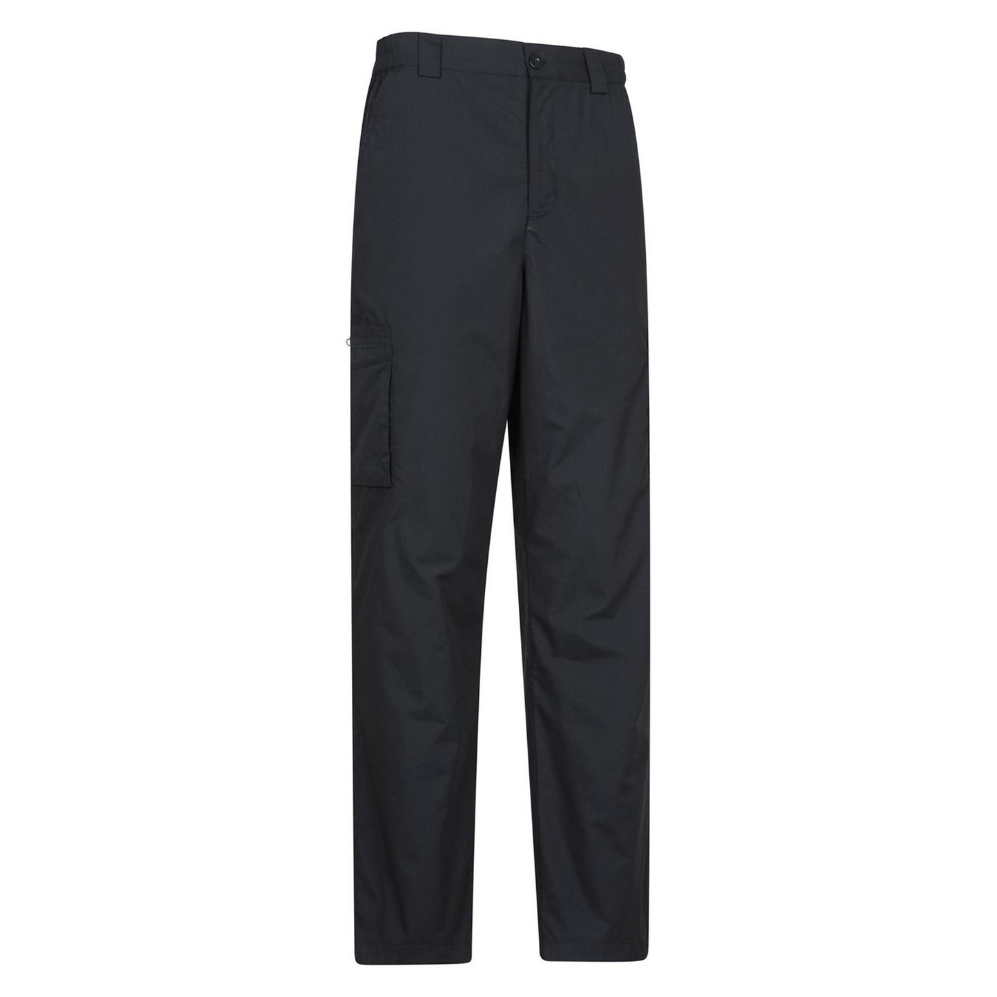 Black - Side - Mountain Warehouse Mens Delta Fleece Lined Regular Winter Trousers