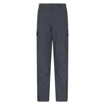 Dark Grey - Front - Mountain Warehouse Mens Delta Fleece Lined Regular Winter Trousers