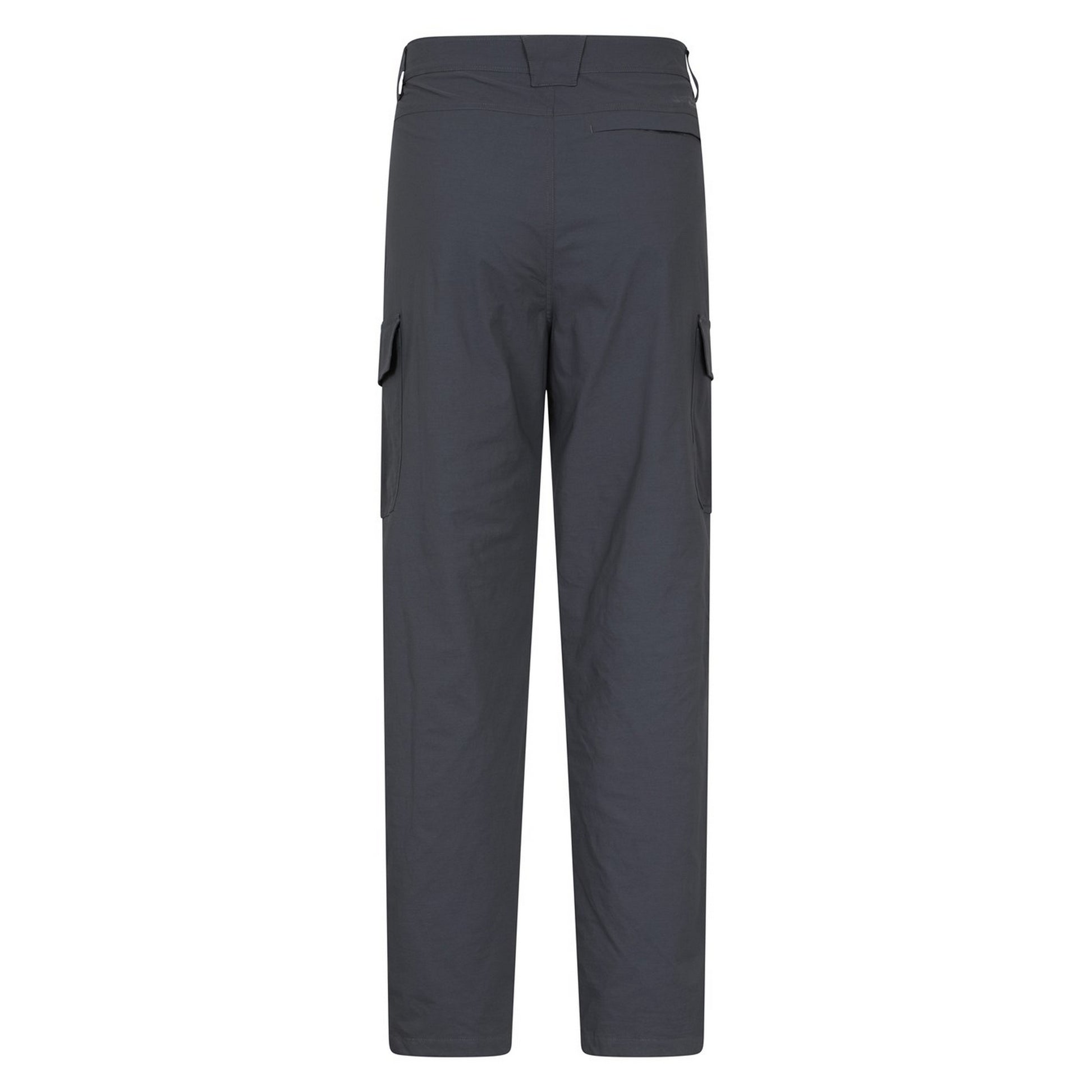Dark Grey - Back - Mountain Warehouse Mens Delta Fleece Lined Regular Winter Trousers