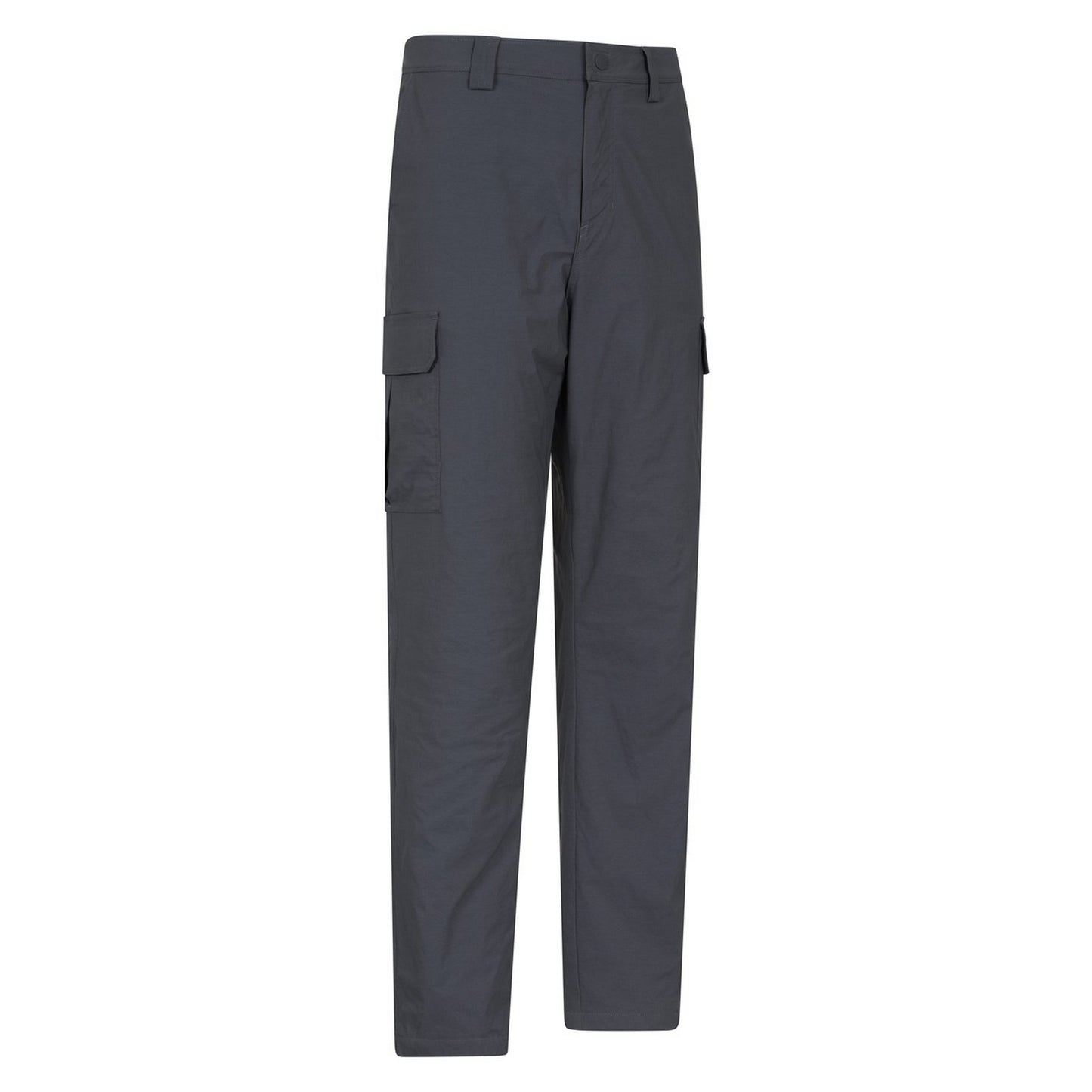Dark Grey - Side - Mountain Warehouse Mens Delta Fleece Lined Regular Winter Trousers